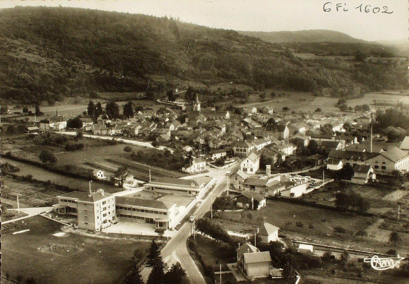 Cuiseaux. Vue aérienne.