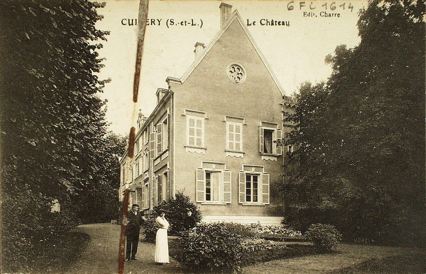 Cuisery. Le château.