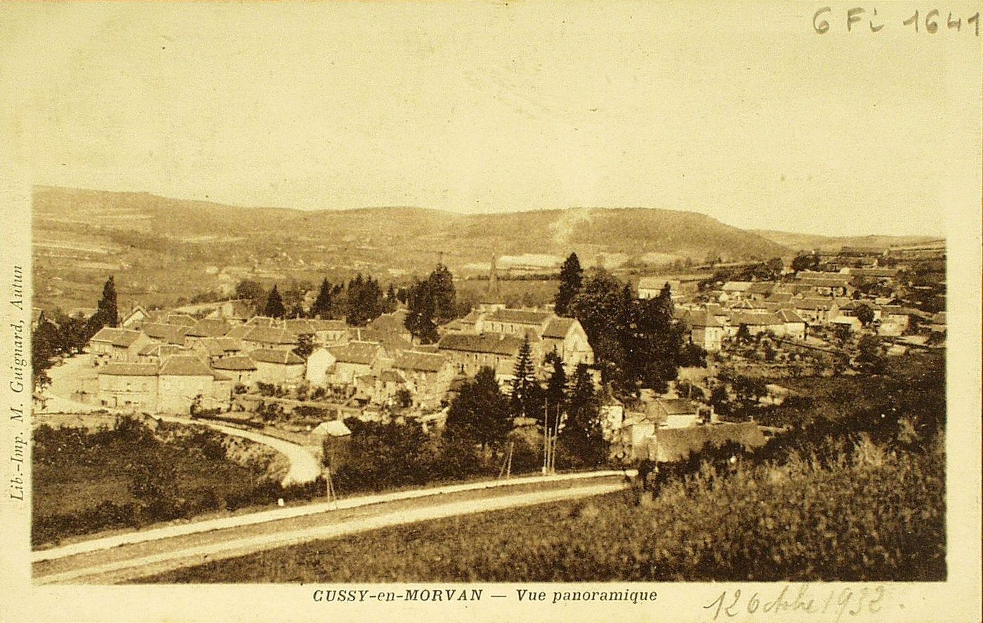 Cussy-en-Morvan. Vue panoramique.