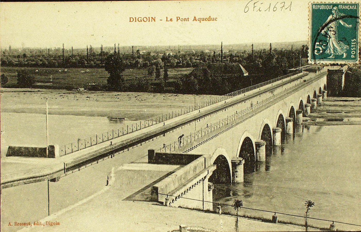 Digoin. Le pont aqueduc.