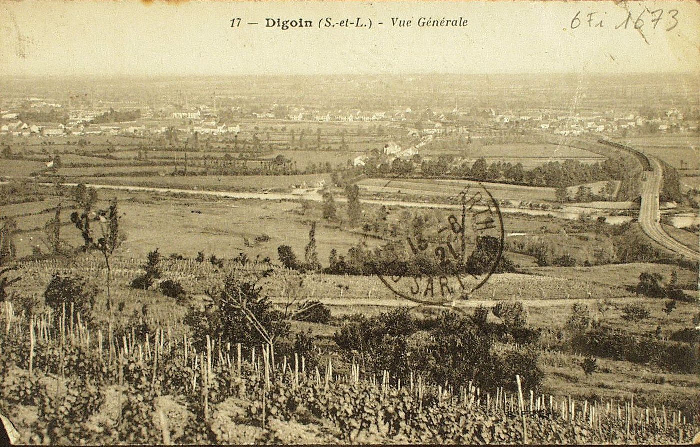 Digoin. Vue générale.