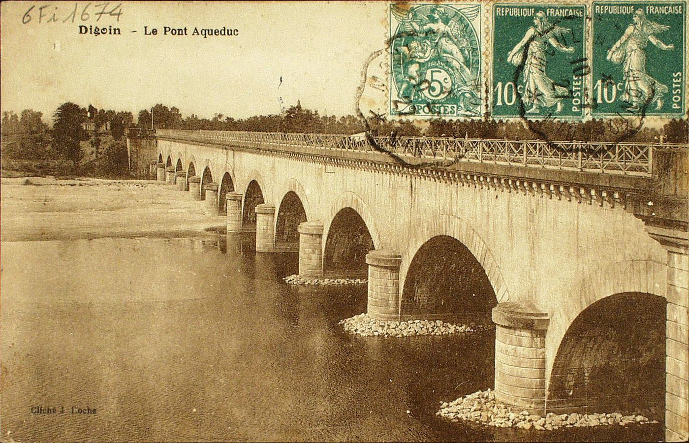 Digoin. Le pont aqueduc.
