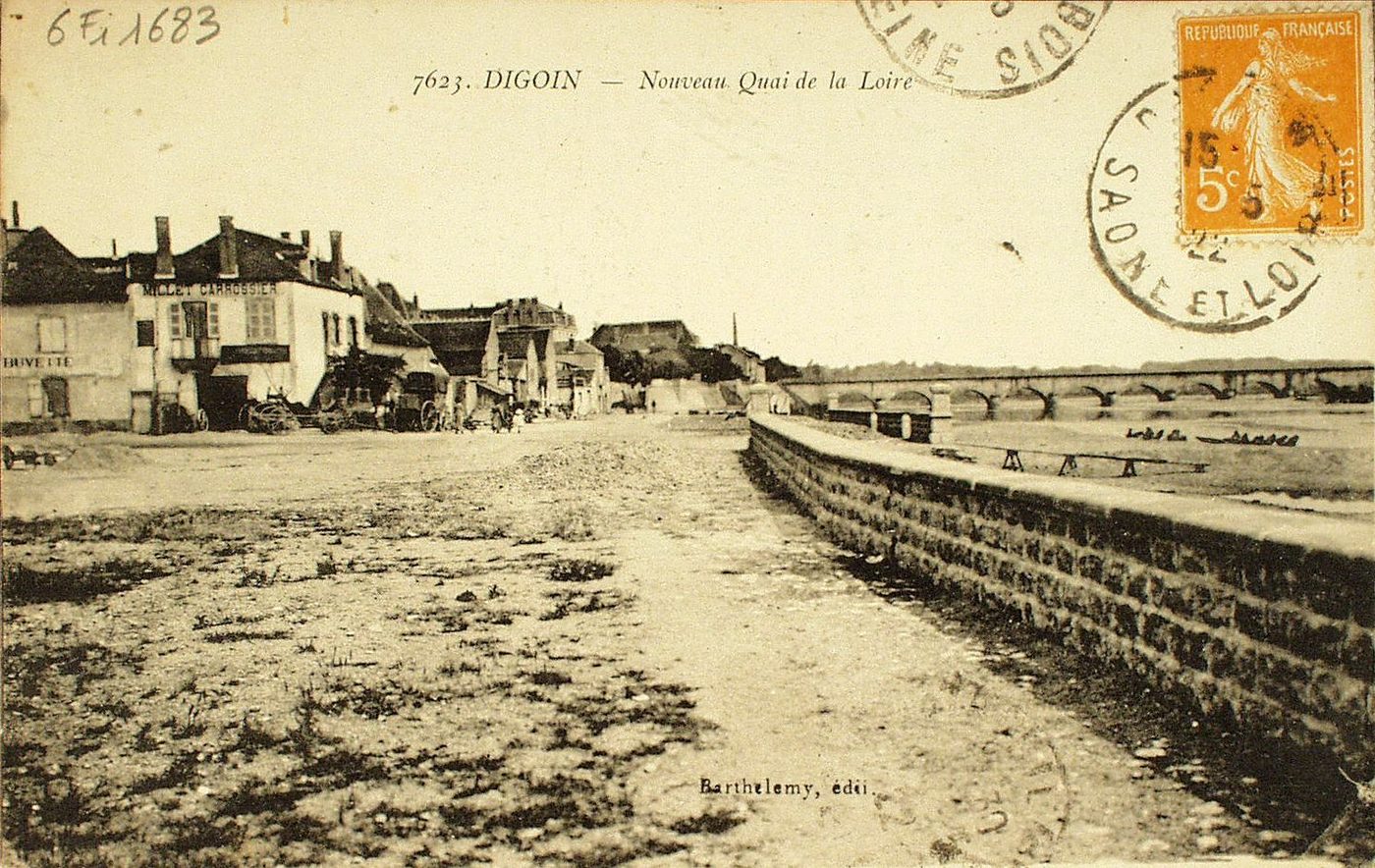 Digoin. Nouveau quai de la Loire.