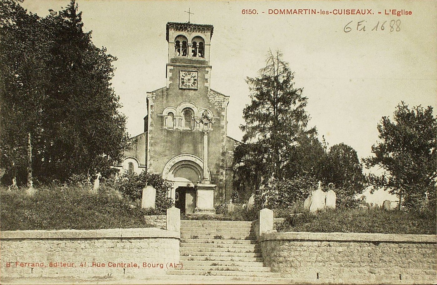 Dommartin-lès-Cuiseaux. L'église.