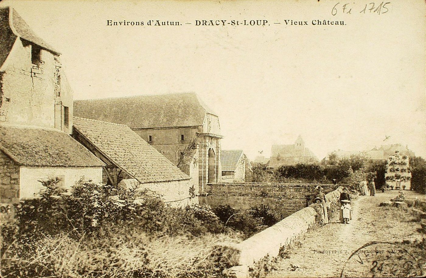 Environs d'Autun. Dracy-Saint-Loup. Vieux château.
