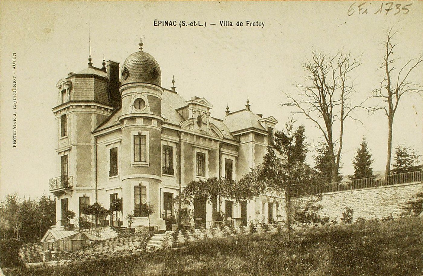 Epinac. Villa de Fretoy.