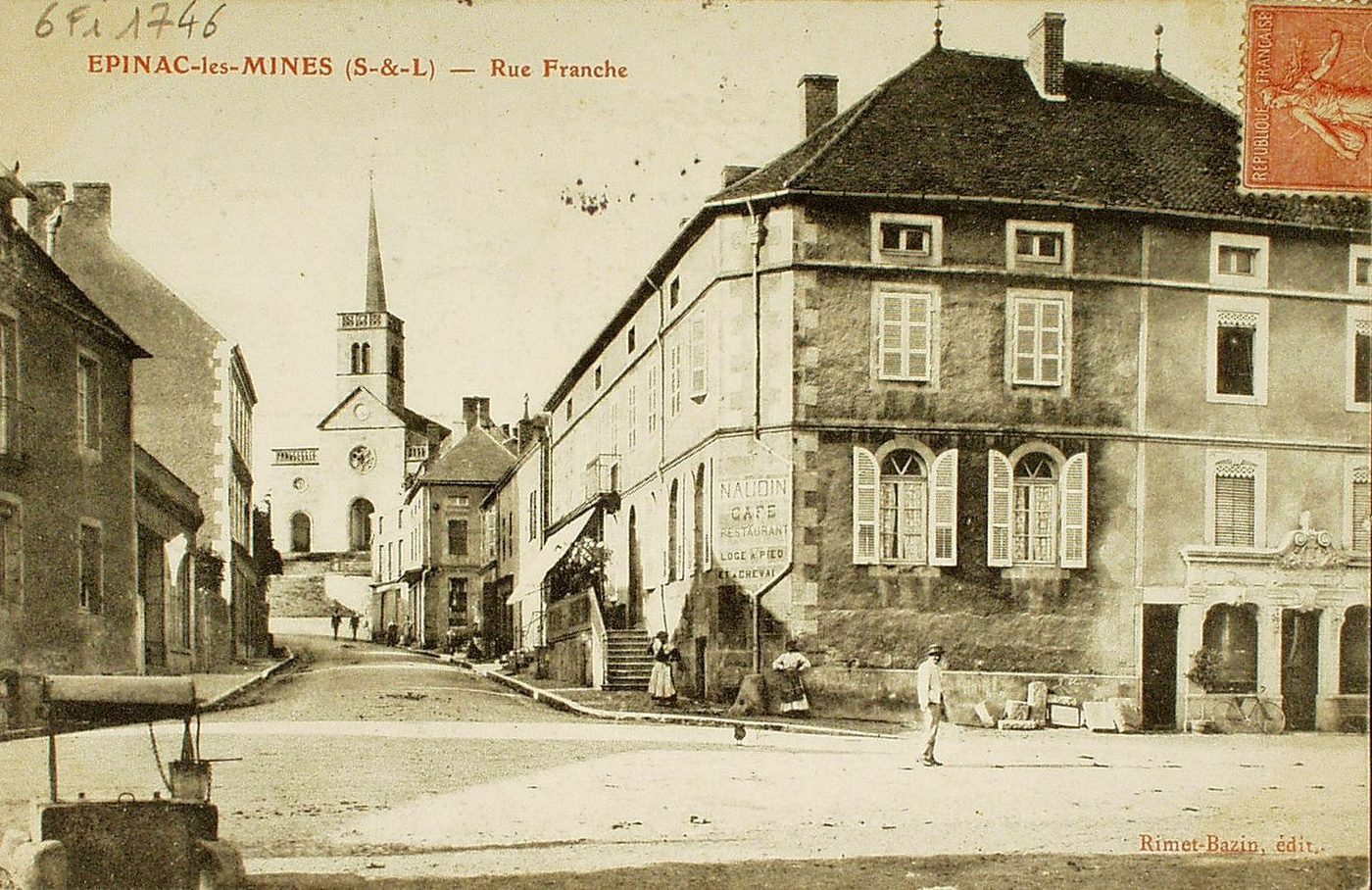 Epinac-les-Mines. Rue Franche.