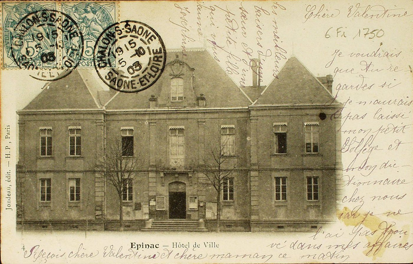 Epinac. Hôtel de ville.