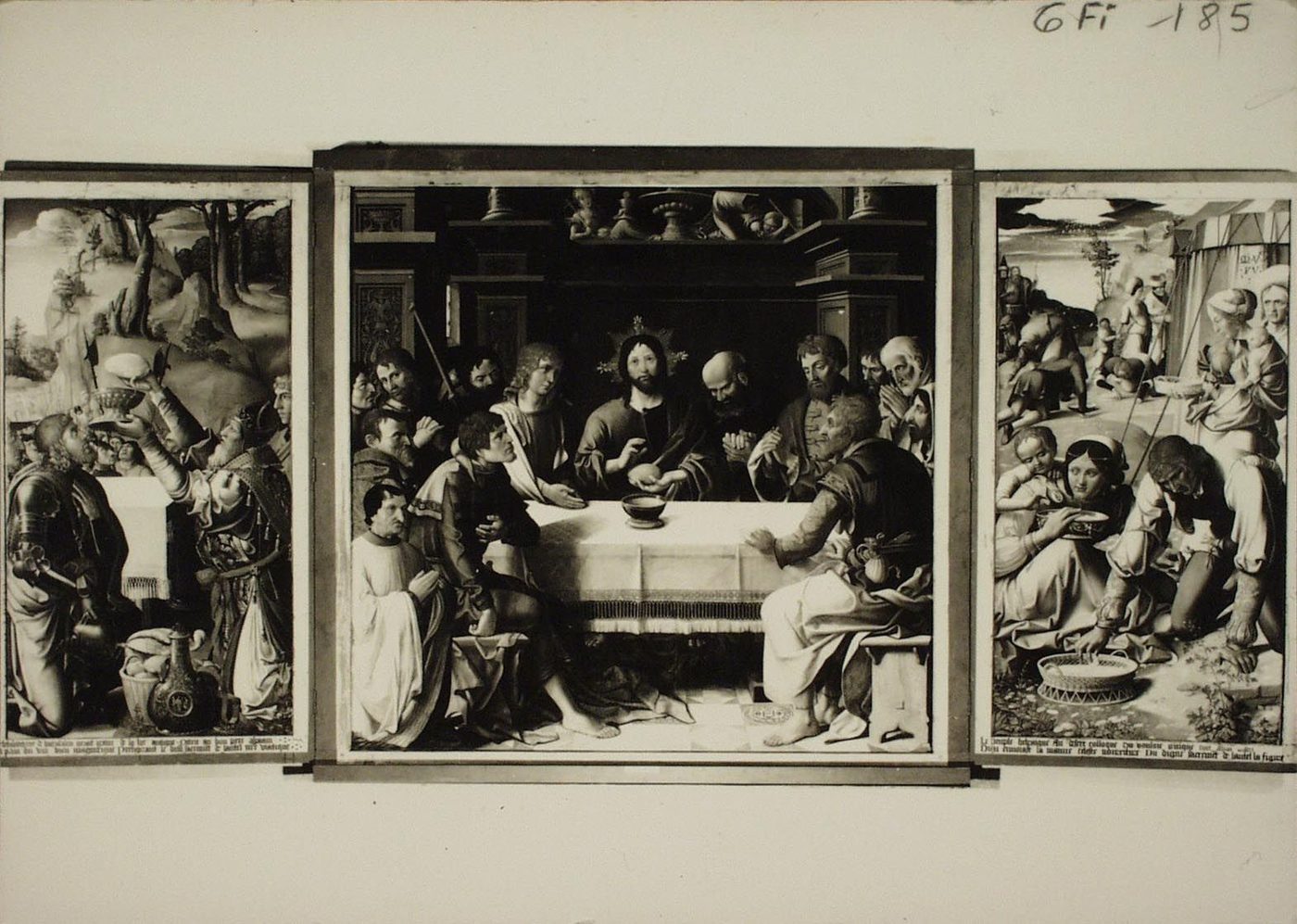 Autun. Musée Rolin. Triptyque de la Cène (1515).