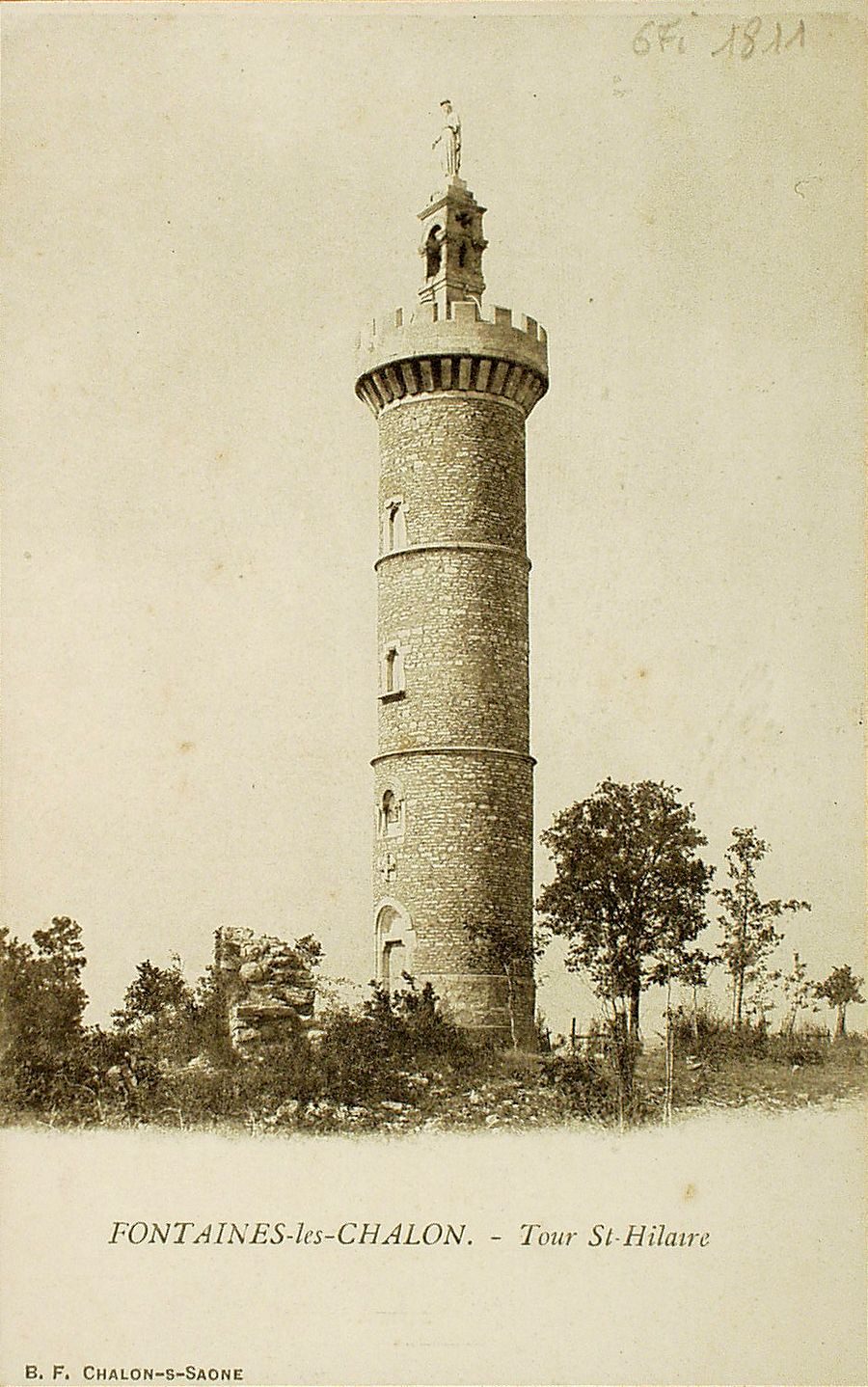 Fontaines-lès-Chalon. Tour Saint-Hilaire.