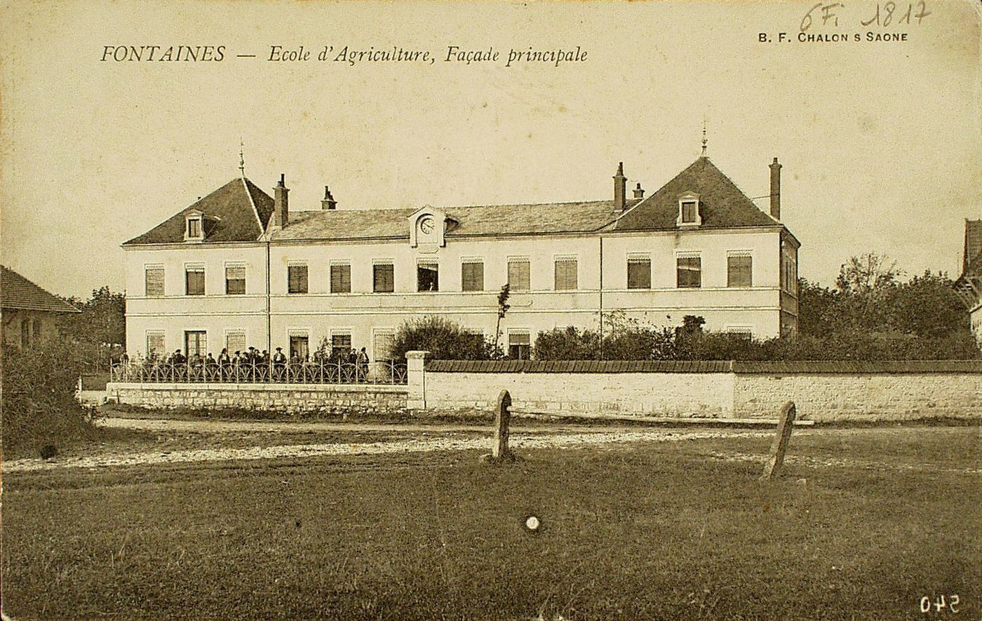 Fontaines. Ecole d'agricu....principale.