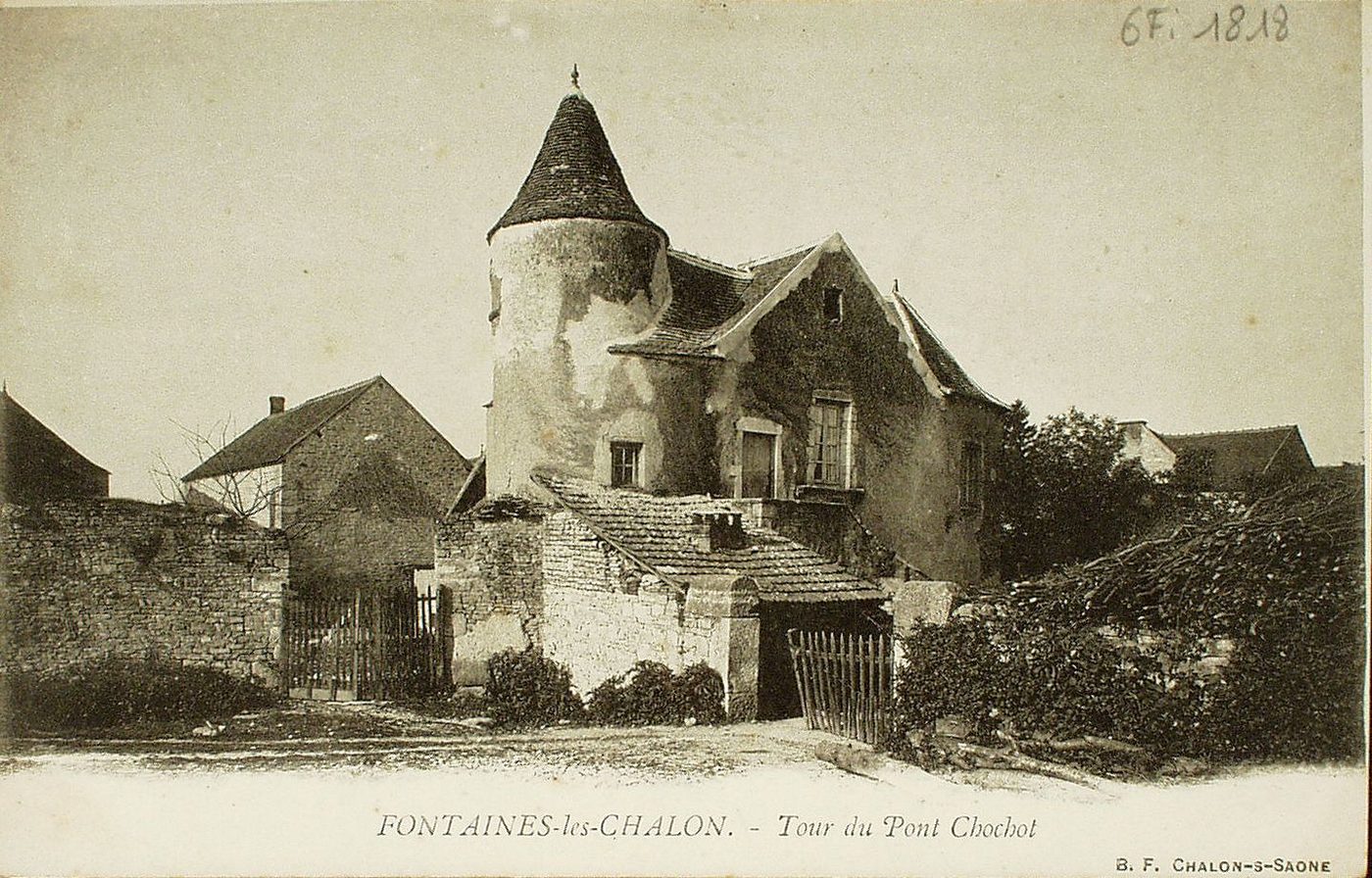 Fontaines-lès-Chalon. Tour du Pont Chochot.