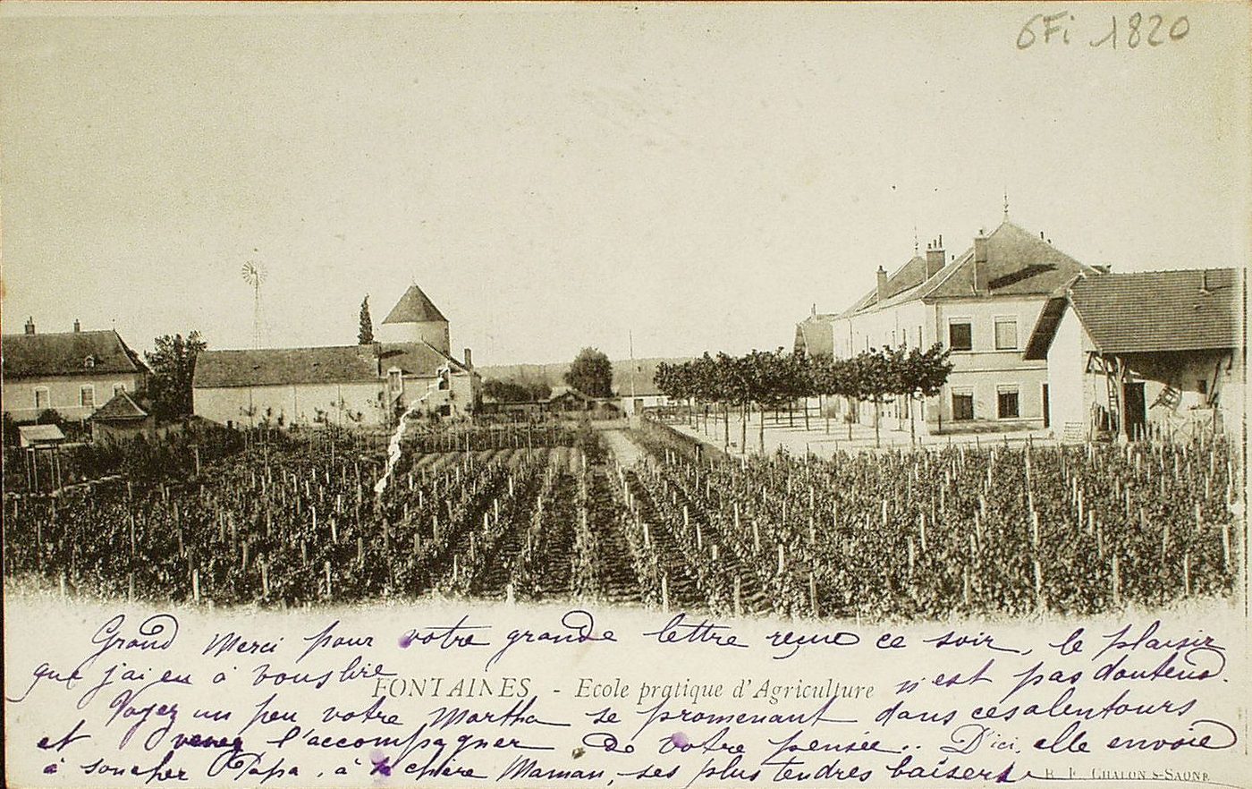 Fontaines. Ecole pratique d'agriculture.