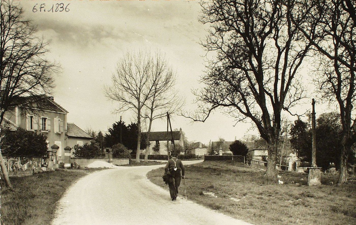 Géanges. L'entrée du pays.