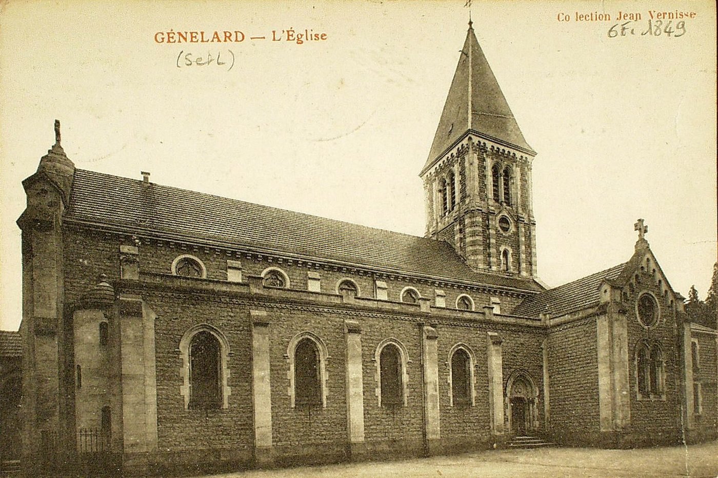 Génélard. L'église.