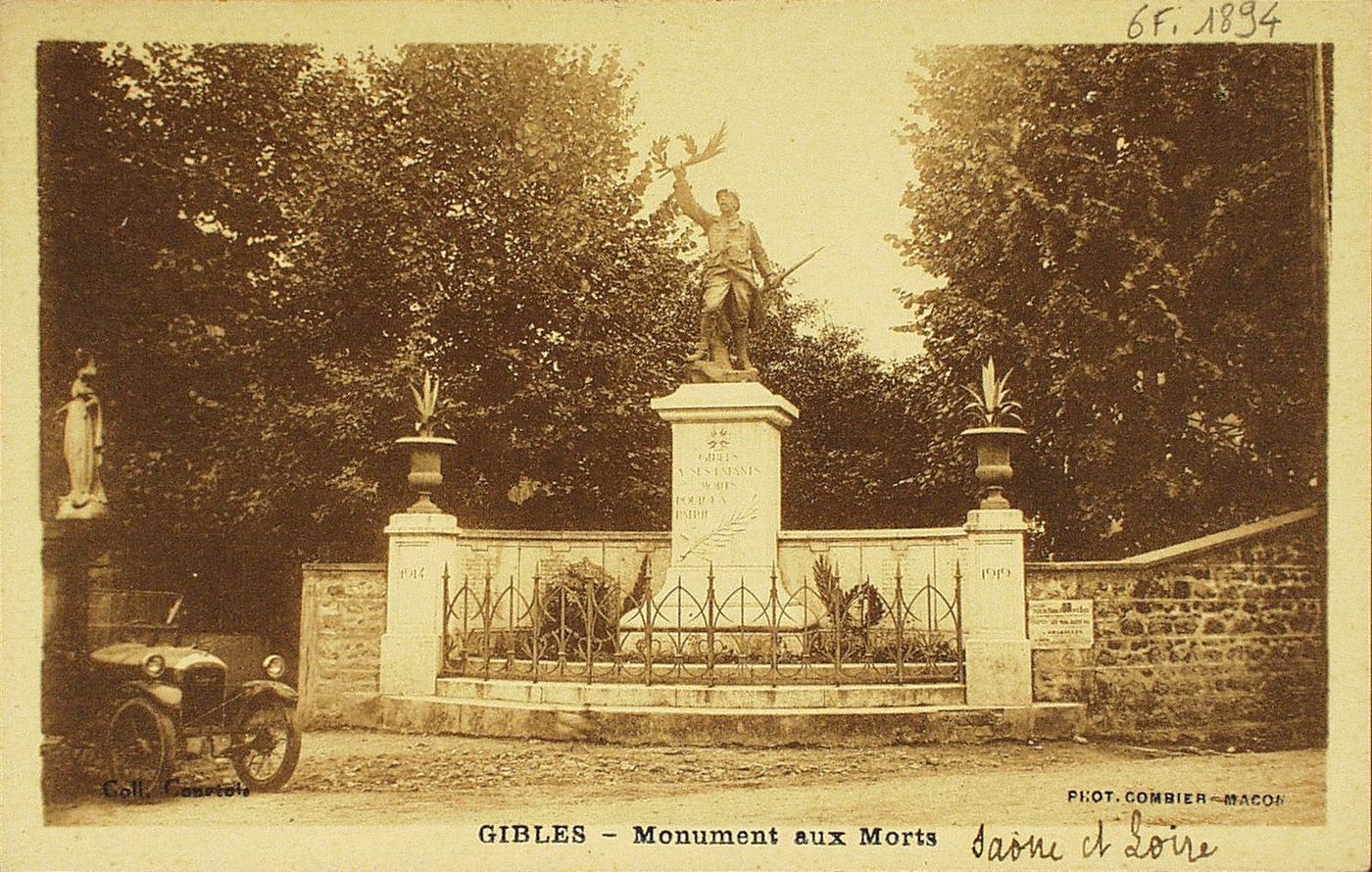 Gibles. Monument aux morts.