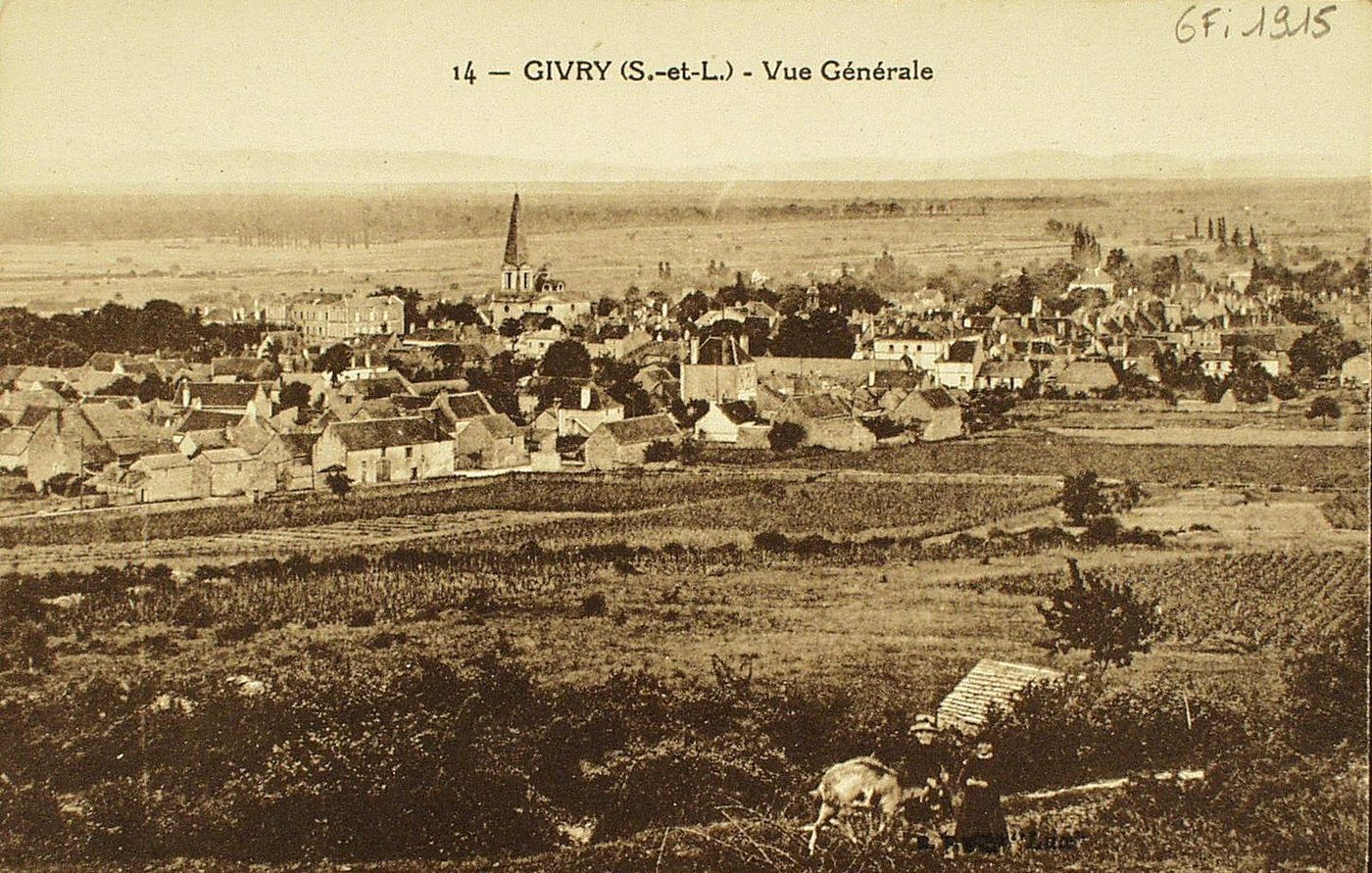 Givry. Vue générale.