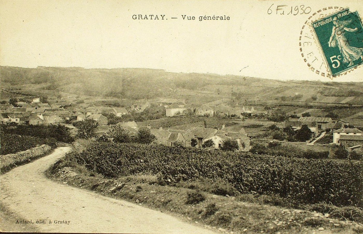 Gratay. Vue générale.