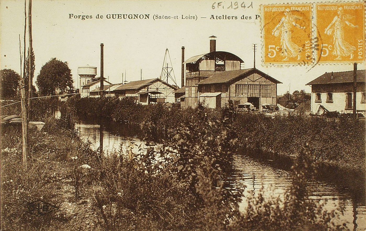 Forges de Gueugnon. Ateliers des produits réfractaires.