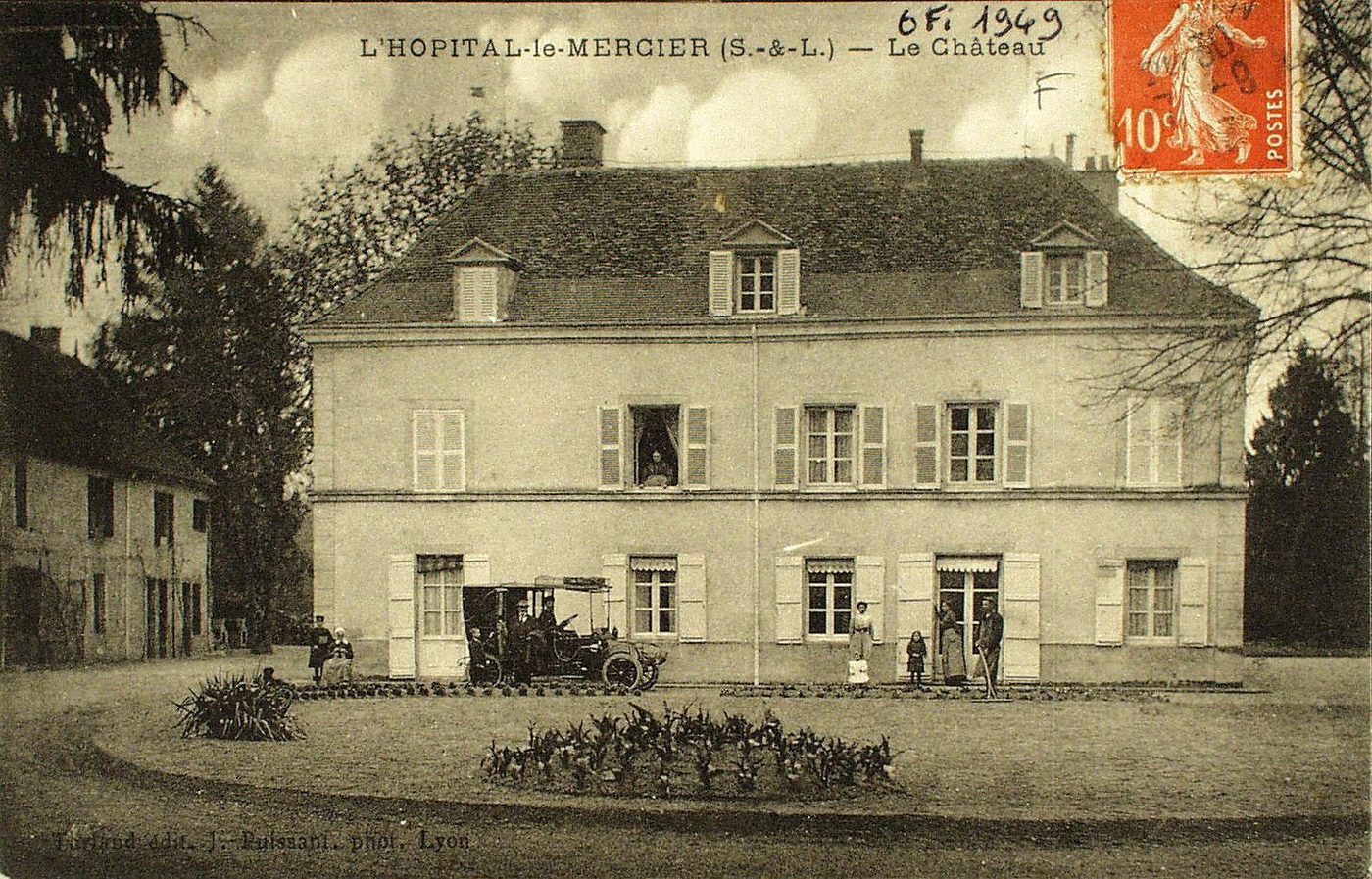 L'Hôpital-le-Mercier. Le château.