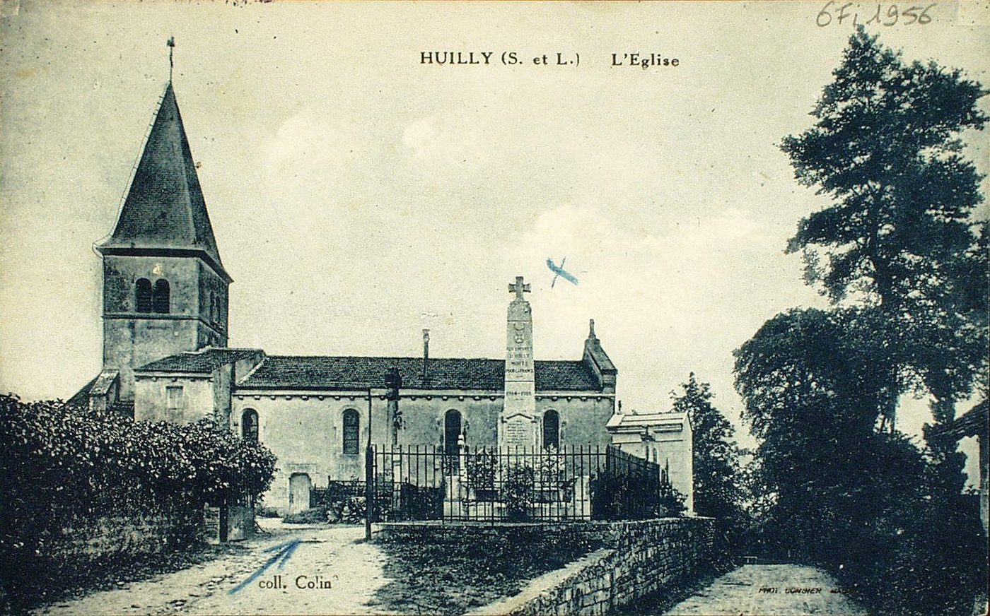 Huilly. L'église.