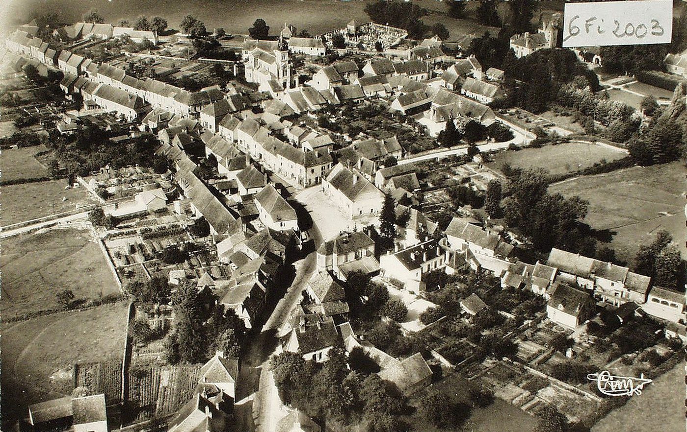 Joncy. Vue générale aérienne