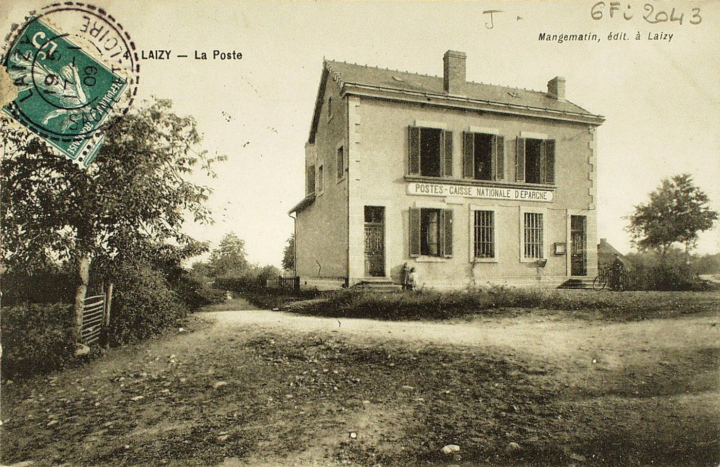 Laizy. La poste.