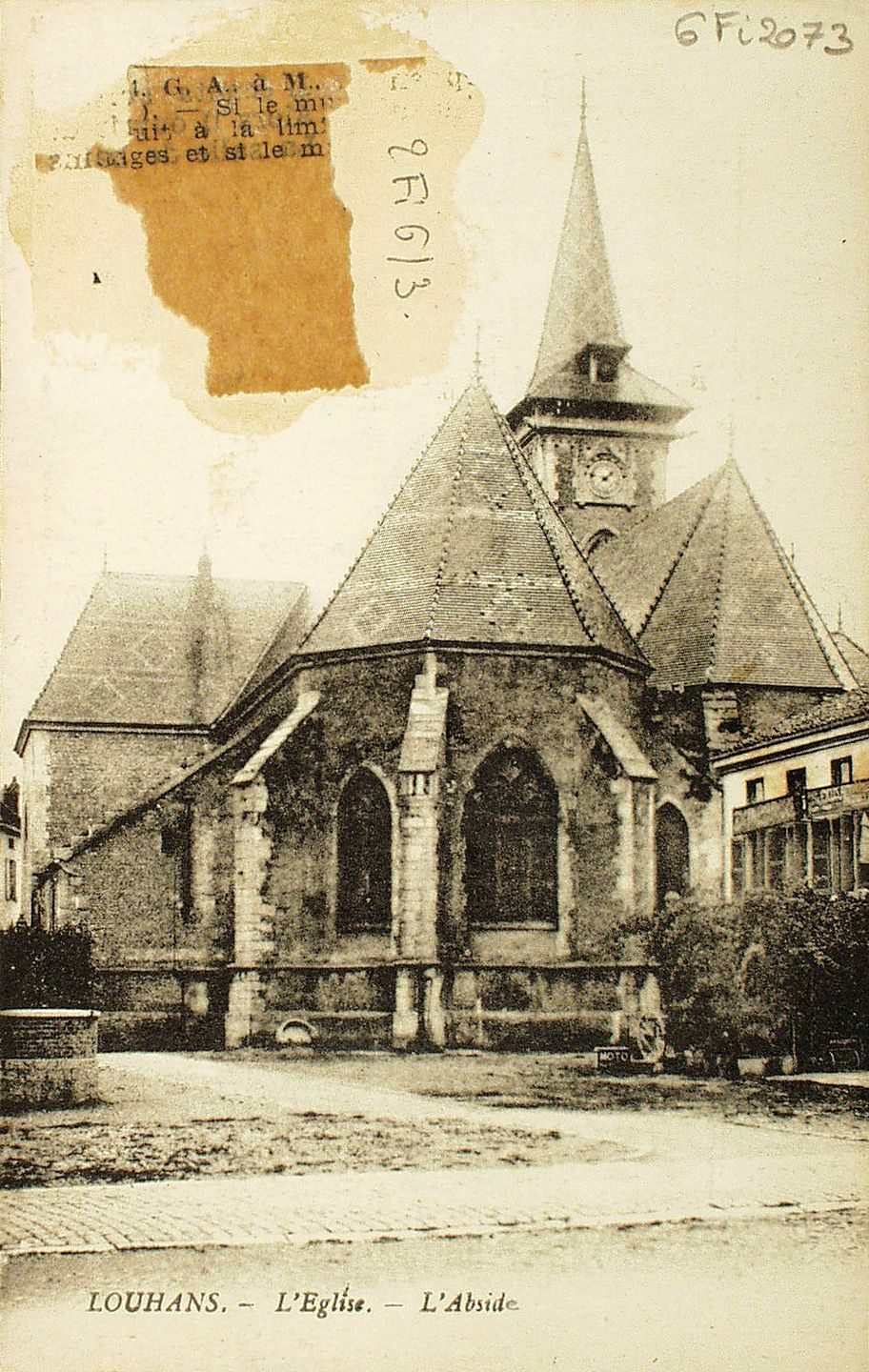 Louhans. L'église. L'abside.