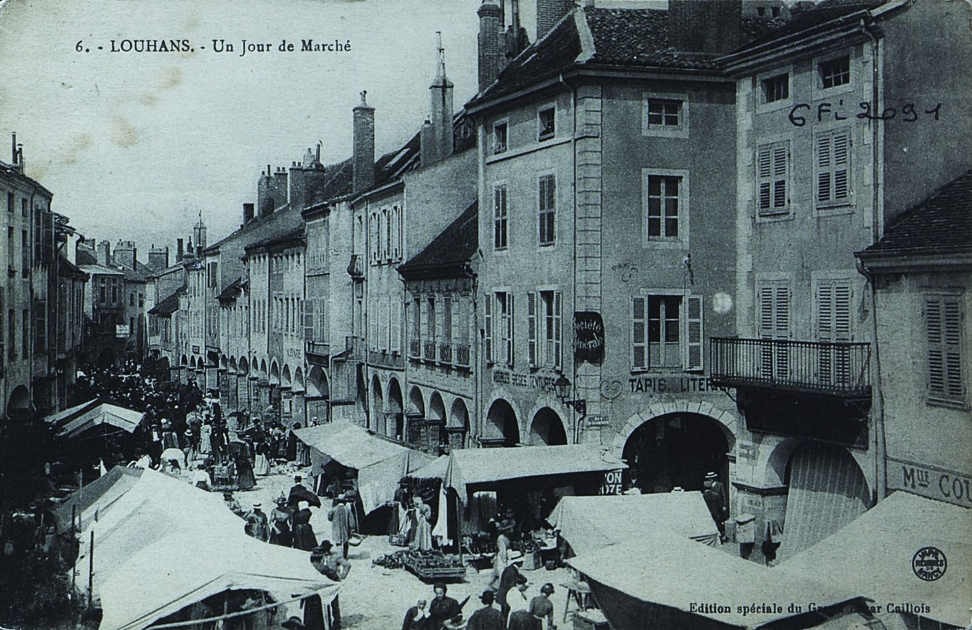 Louhans. Un jour de marché.