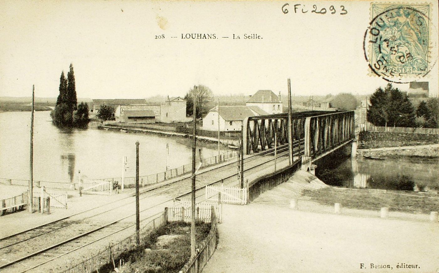 Louhans. La Seille.