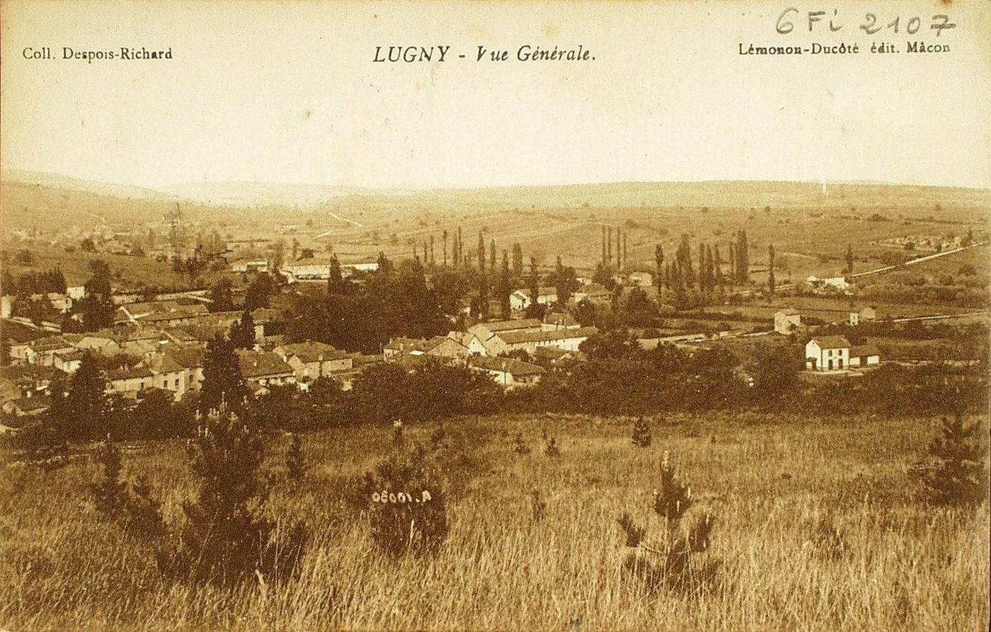 Lugny. Vue générale.