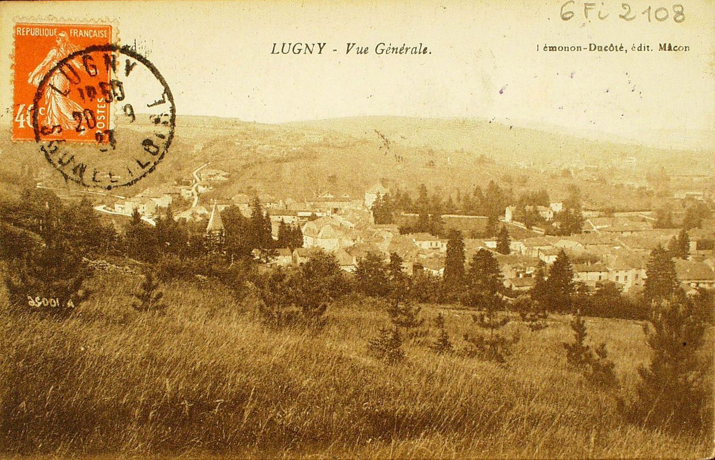 Lugny. Vue générale.