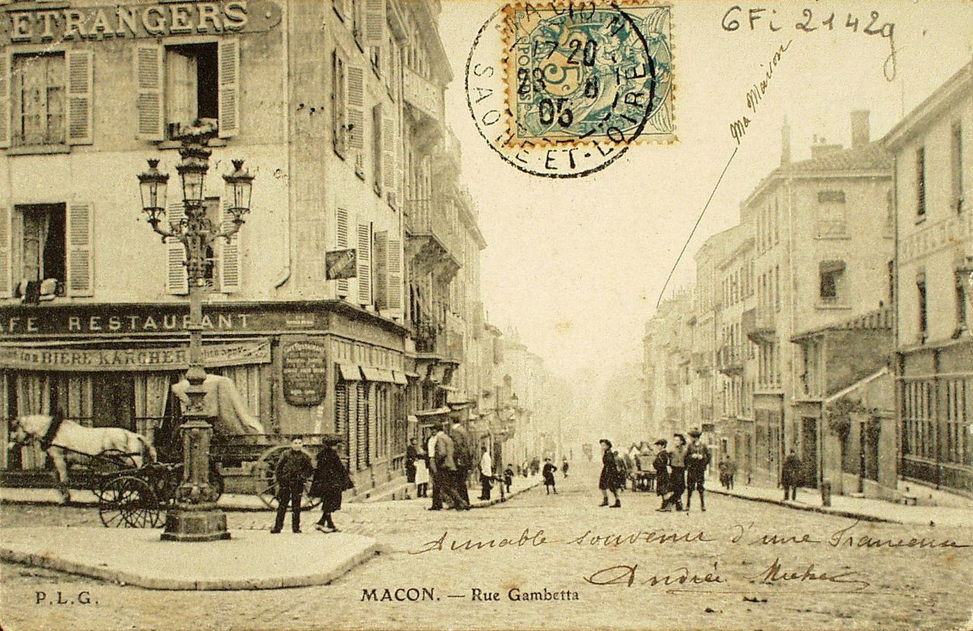 Mâcon. Rue Gambetta.