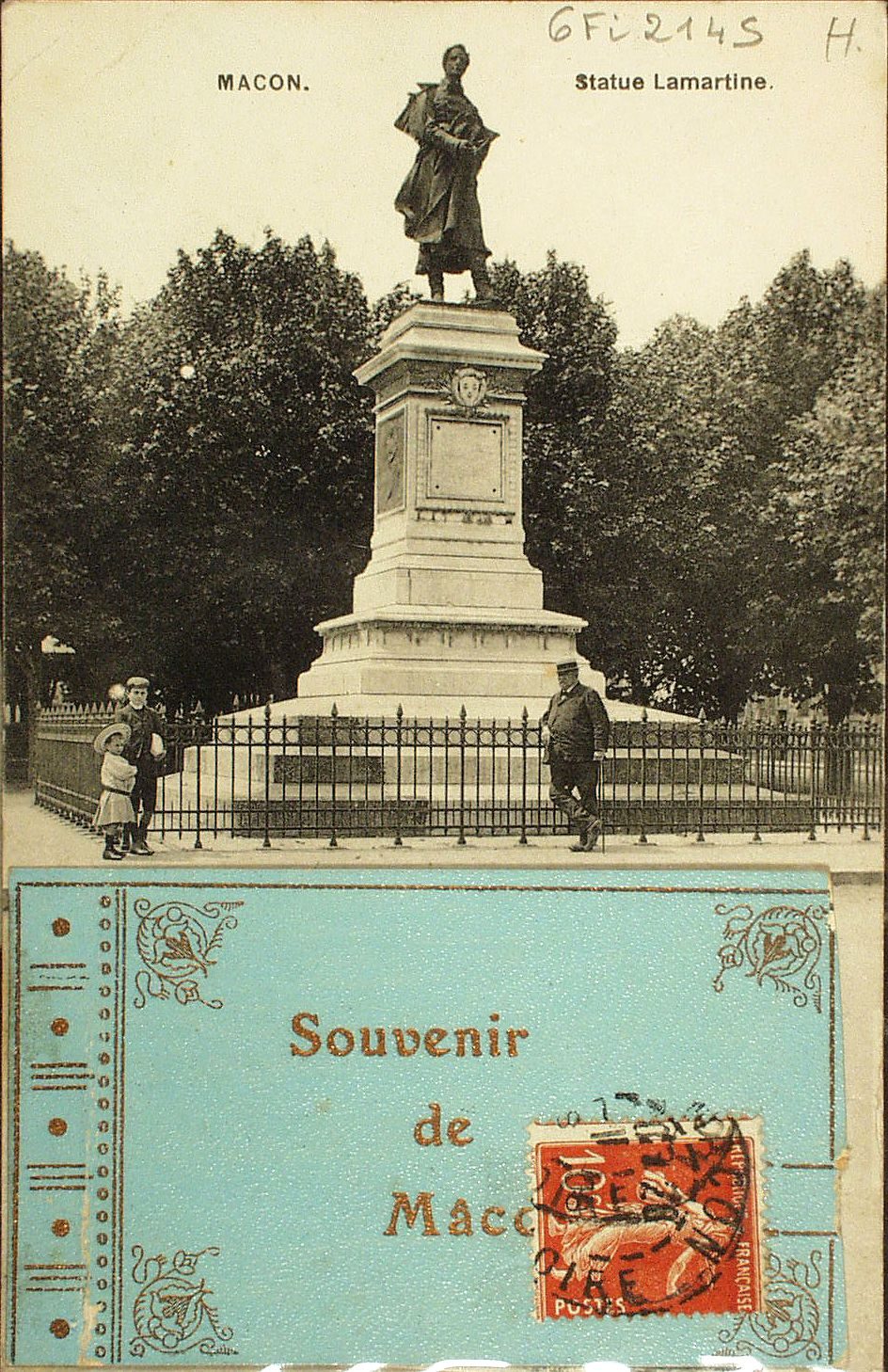 Mâcon. Statue Lamartine.