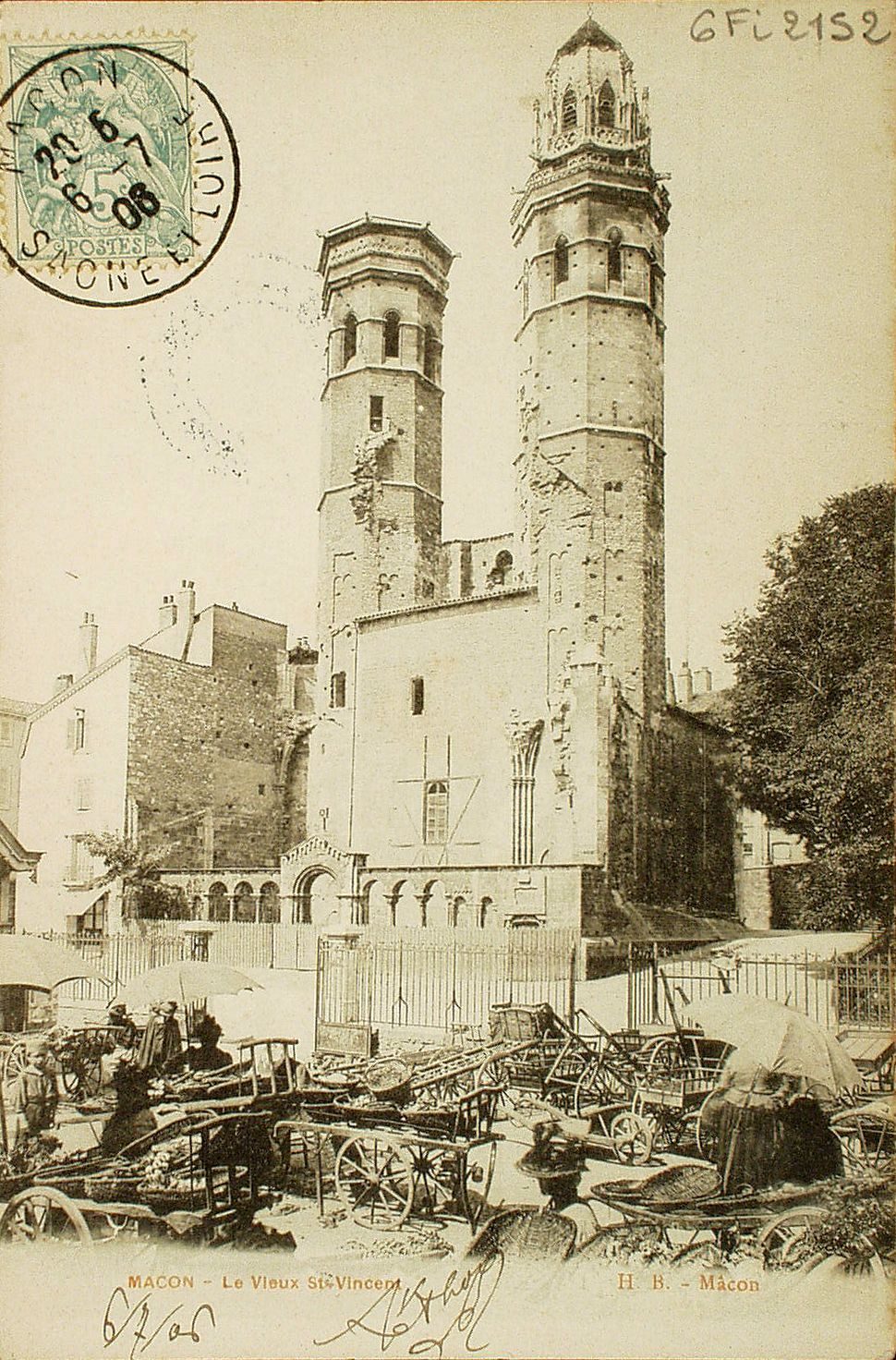 Mâcon. Le vieux Saint-Vincent.
