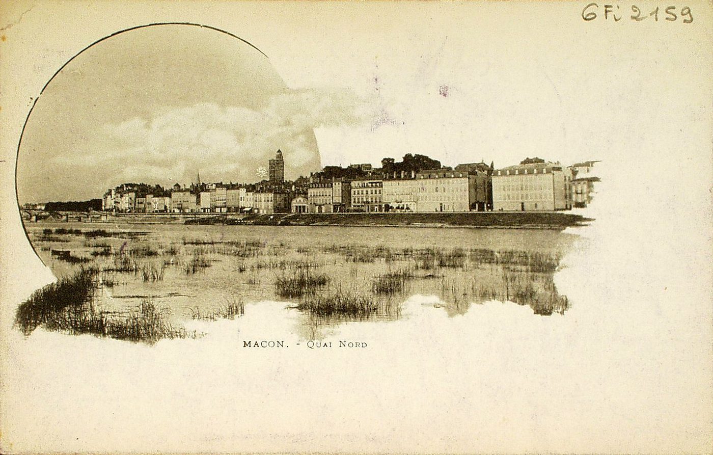 Mâcon. Quai nord.