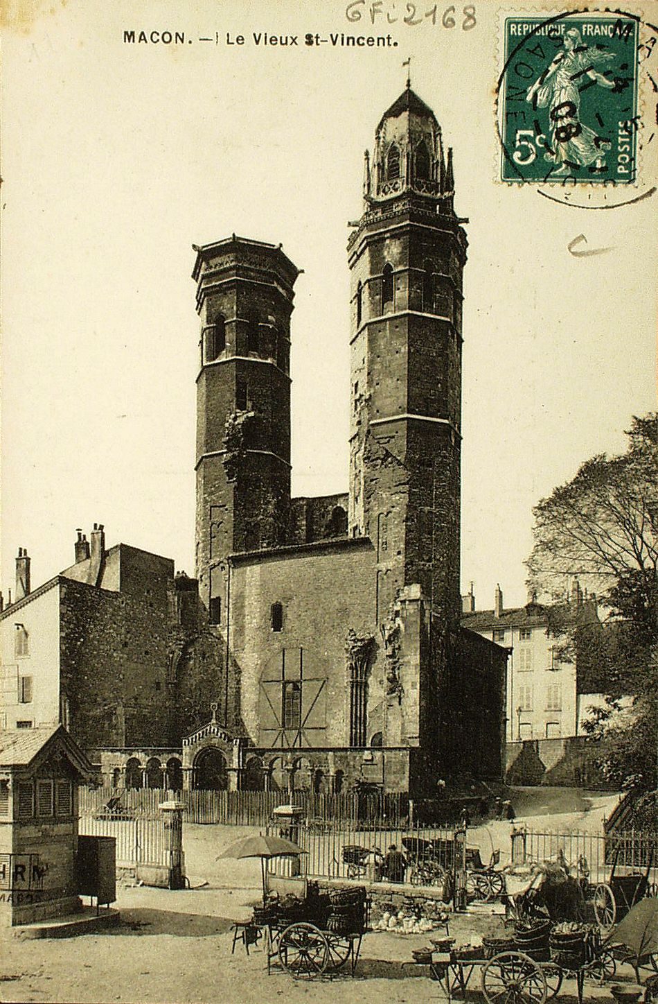 Mâcon. Le vieux Saint-Vincent.