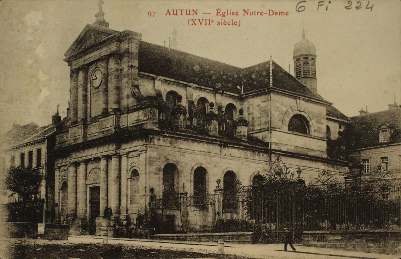 Autun. Eglise Notre-Dame (XVIIe s.).