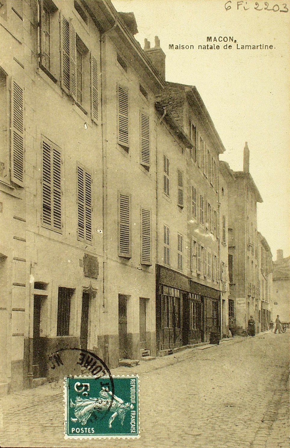 Mâcon. Maison natale de Lamartine.