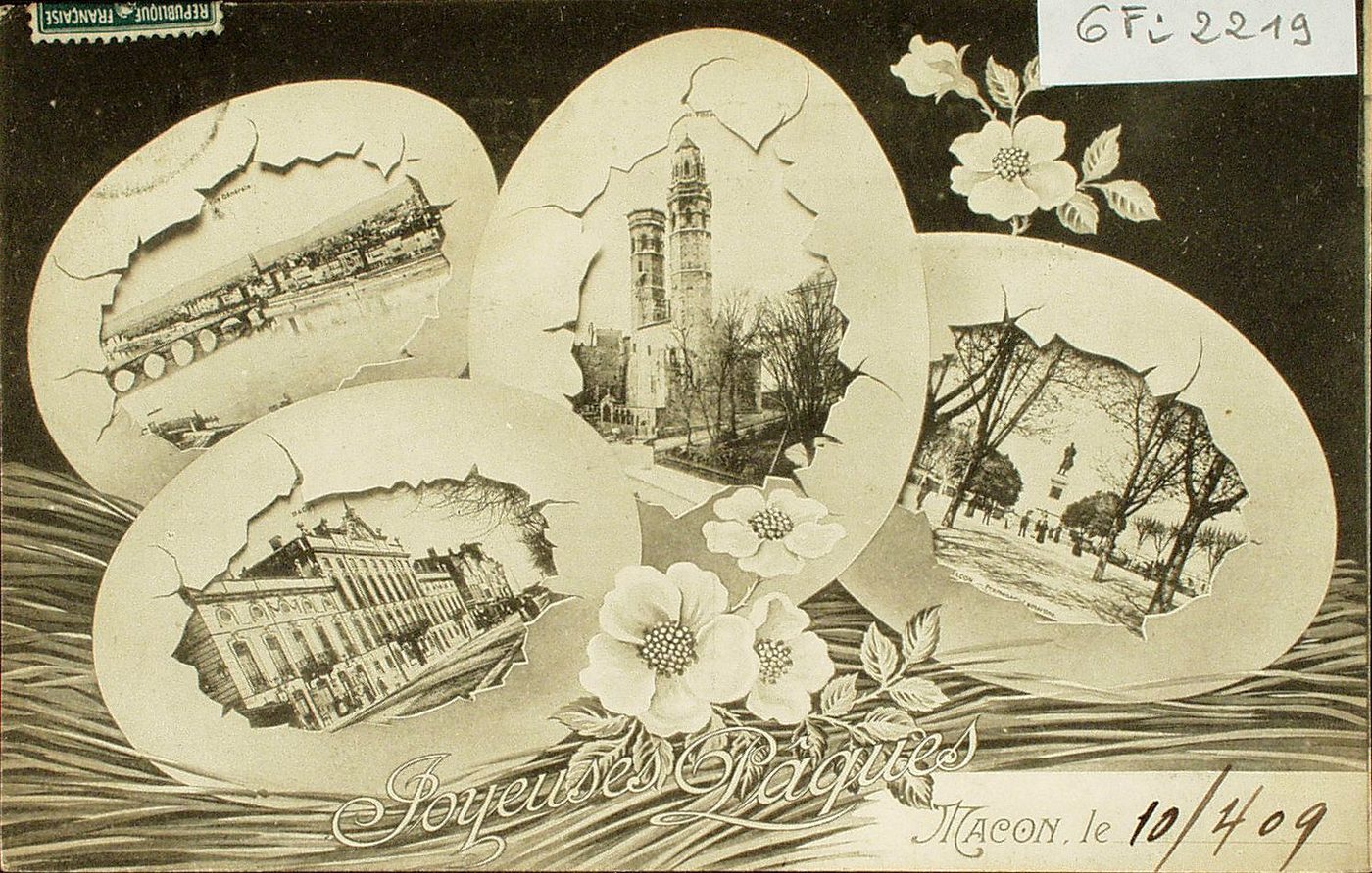 Mâcon. Joyeuses Pâques.