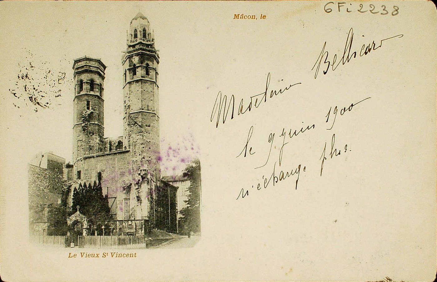 Mâcon. Le vieux Saint-Vincent