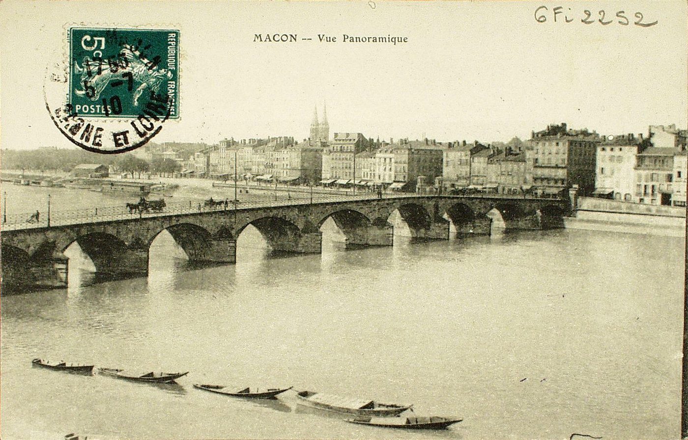Mâcon. Vue panoramique.