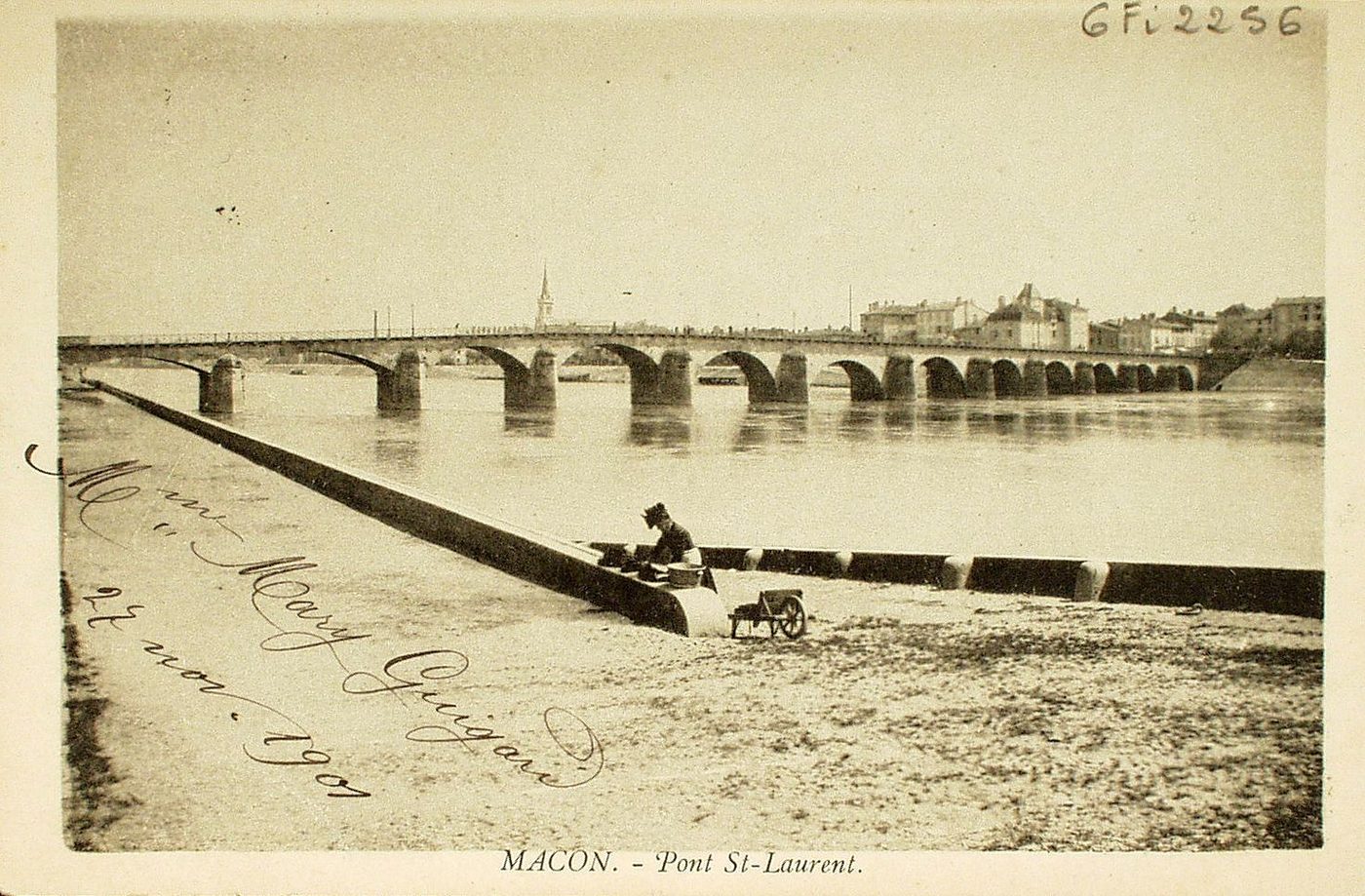 Mâcon. Pont Saint-Laurent