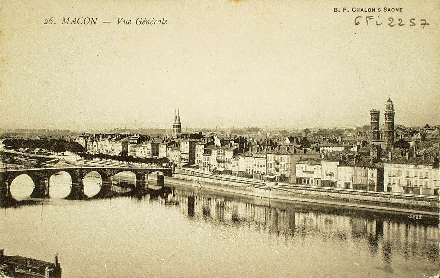 Mâcon. Vue générale.