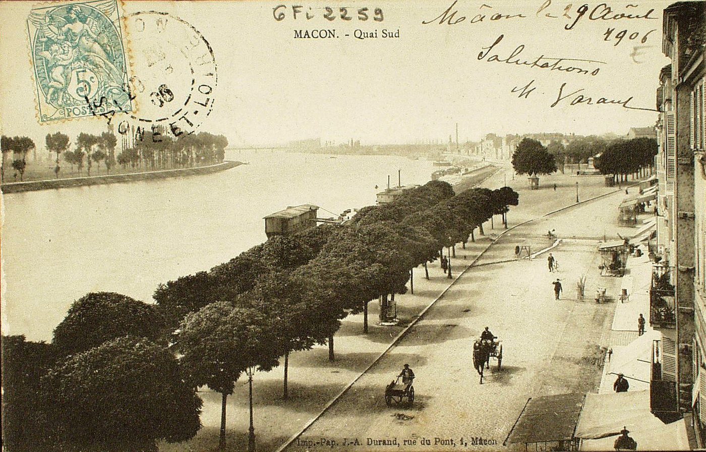 Mâcon. Quai sud.