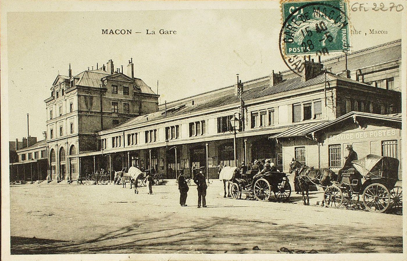 Mâcon. La gare.