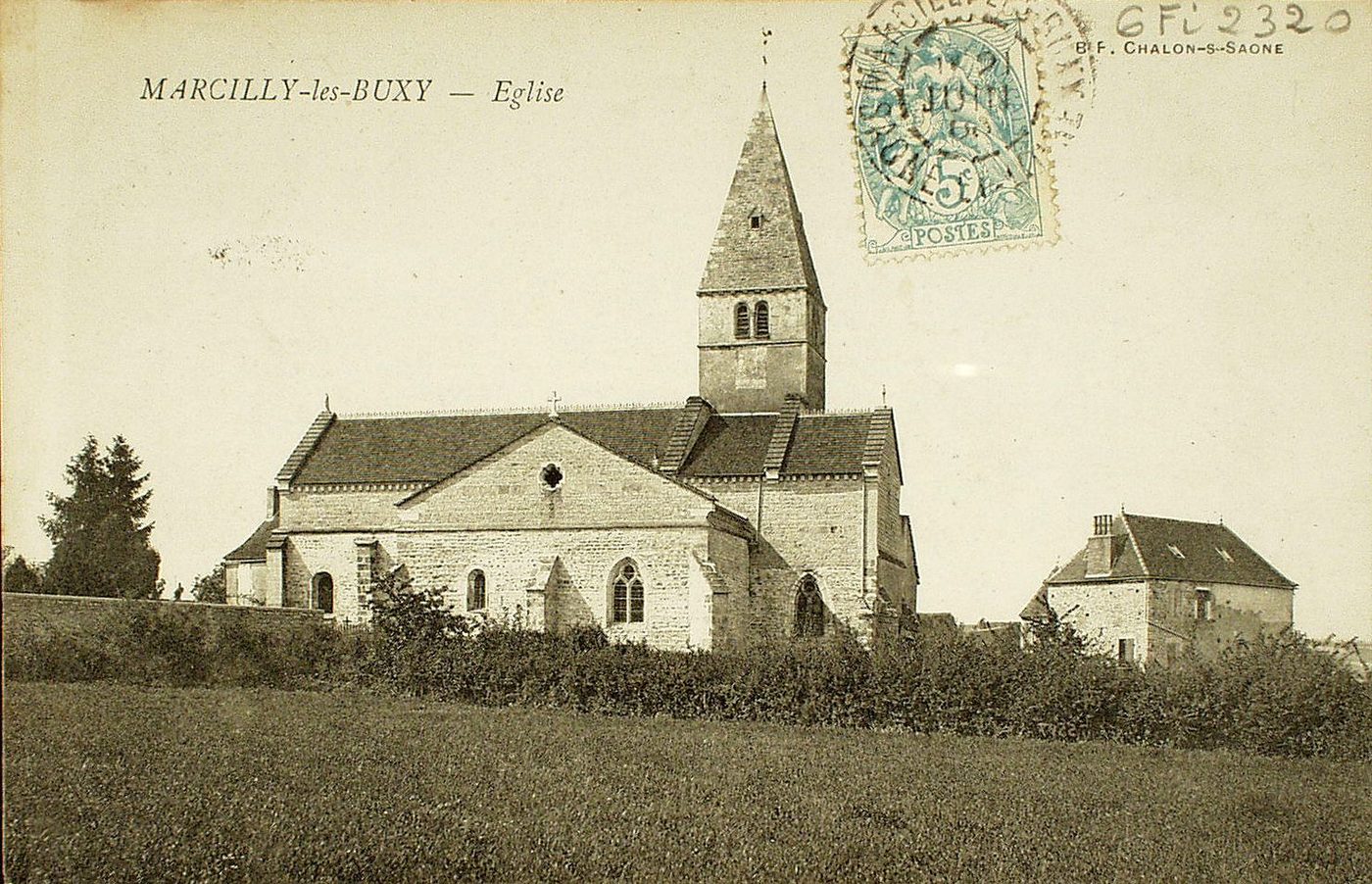 Marcilly-les-Buxy. Eglise.