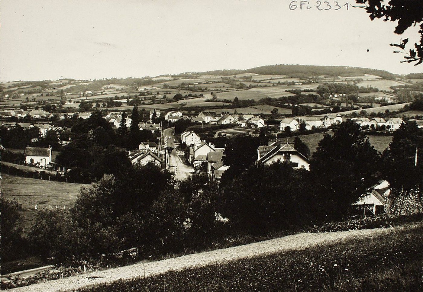 Marmagne. Vue panoramique.