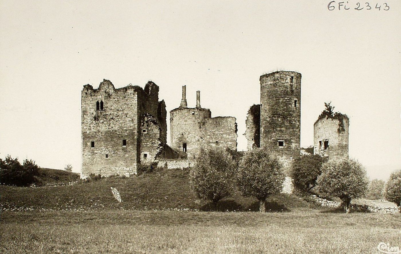 La Bourgogne historique et monumentale. Ruines du château de commune à Martigny-le-Comte. Le premier seigneur connu fut Guillaume de Commune qui reprit le fief en 1316. Dès les premières années du XVe s., les de Commune occupaient en Charollais une situation honorable. Le château resta dans l'indivis entre Guillaume III de Commune, damoiseau, et sa soeur Agnès, mariée à Guillaume du Bois, jusqu'au siècle suivant où il passa aux du Bois. Claude du Bois vit son château confisqué par Louis XI, dont le parti ne tarda pas à le lui rendre. Il appartint successivement aux Damas, aux La Guiche et au duc de Cossé.