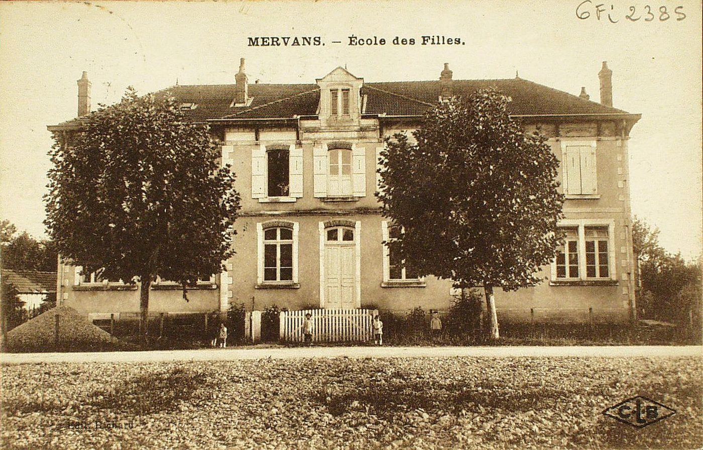 Mervans. Ecole des filles.